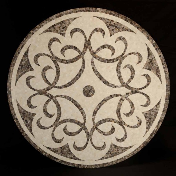 48” Marble Mosaic Medallion